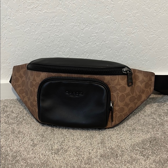 Coach Brown and Black Men's Bag - Picture 1 of 8